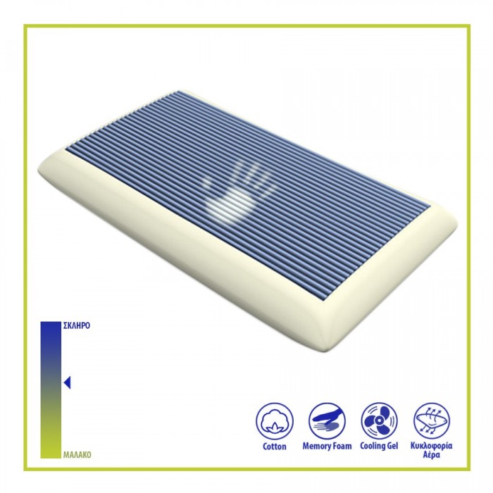 Μαξιλάρι Cool Gel Memory Foam